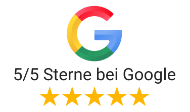 5 von 5 Sterne Google